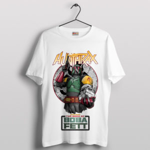 Boba Fett Metalhead Anthrax Black T-Shirt