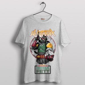 Boba Fett Metalhead Anthrax Sport Grey T-Shirt