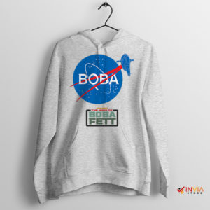 Boba Fett NASA Moon Mission Sport Grey Hoodie