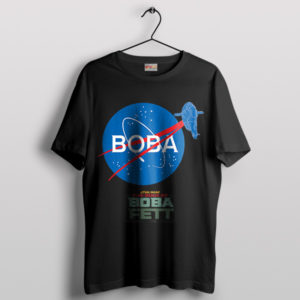 Boba Fett NASA Orion Spacecraft Black T-Shirt