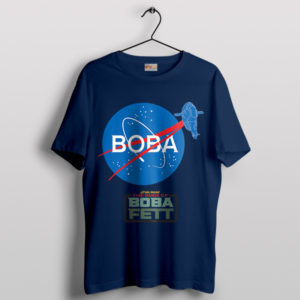 Boba Fett NASA Orion Spacecraft Navy T-Shirt