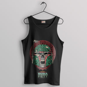 Boba Fett Skull Face Space Warrior Tank Top