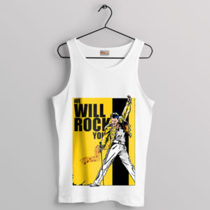 Bohemian Rhapsody Kill Bill Style White Tank Top