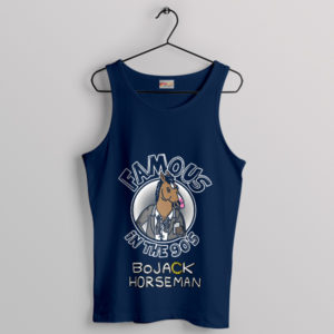 Bojack Horseman Famous Quotes Navy Tank Top