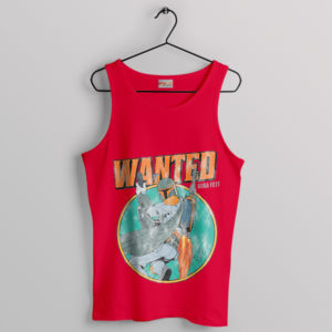 Book Of Boba Fett Wanted Retro Red Tank Top