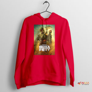 Book of Boba Fett Poster Art Red Hoodie