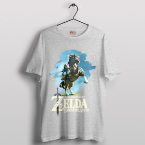 Botw 2 Link Legend of Zelda Merch Sport Grey T-Shirt