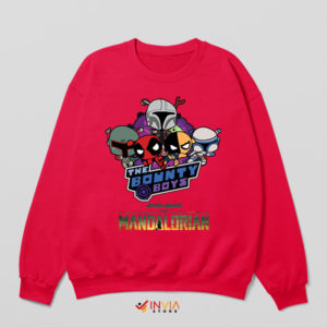 Bounty Boys The Powerpuff Logo Red Sweatshirt