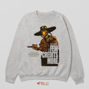 Bounty Hunter Code Cad Bane Sport Grey Sweatshirt