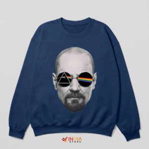 Breaking Bad Meets Pink Floyd Navy Sweatshirt