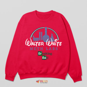 Breaking Bad Walter Disney Symbol Red Sweatshirt