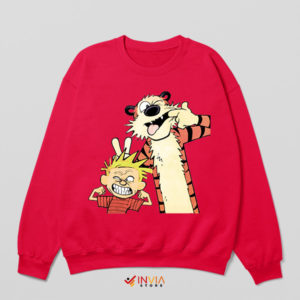 Cartoon Magic by Bill Watterson Red Sweatshirt