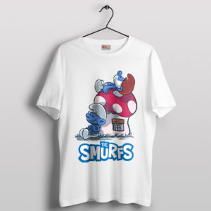 Cartoon Mashup The Smurfs X Snoopy T-Shirt