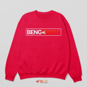 Cartoon Off White Tom and Jerry Red Sweatshirt