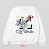 Cartoon Off White Tom and Jerry Sweatshirt