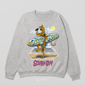 Catch the Wave with Scooby Surf Sport Grey Sweatshirt