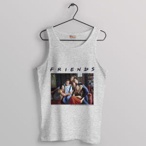 Central Perk Crew Friends Characters Sport Grey Tank Top