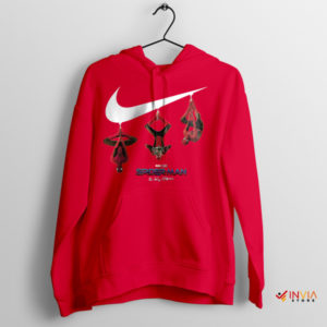 Check the Spider-Verse Nike Spider-Man Red Hoodie