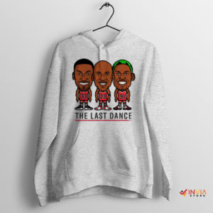 Chibi Chicago Bulls Heroes Champions Sport Grey Hoodie