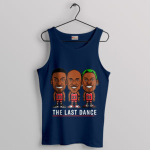 Chibi Trio of Legends The Last Dance Navy Tank Top