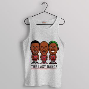 Chibi Trio of Legends The Last Dance Sport Grey Tank Top