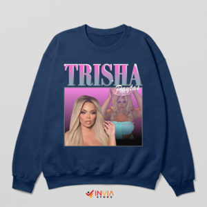 Chic and Glamorous Trisha Paytas Navy Sweatshirt