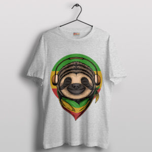 Chill with the Sloth Rasta Reggae Sport Grey T-Shirt