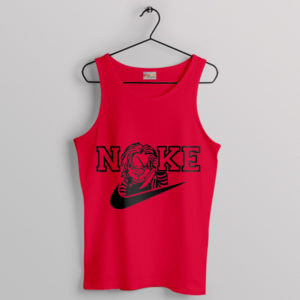 Chucky Horror Killer Nike Comfort Red Tank Top