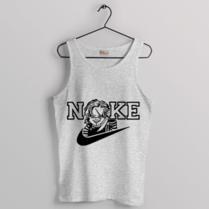 Chucky Horror Killer Nike Comfort Sport Grey Tank Top