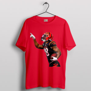 Cincinnati Football Fanwear Joe Mixon Red T-Shirt