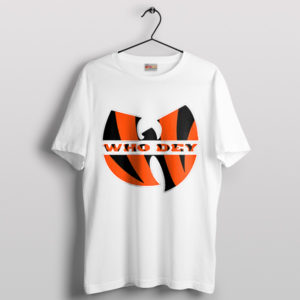 Cincinnati Hip-Hop Who Dey Wu Tang White T-Shirt