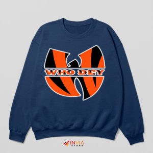 Cincinnati Pride Who Dey Wu Tang Navy Sweatshirt