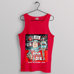 Classic Brain That Wouldn't Die Red Tank Top