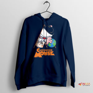 Classic Cartoon Pinky A Clockwork Movie Navy Hoodie