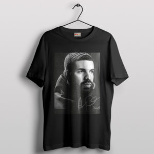 Classic Drake Elegance Signature Black T-Shirt