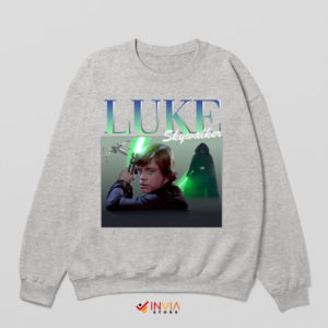 Classic Luke Skywalker Tribute Sport Grey Sweatshirt