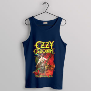 Classic Rock The Ultimate Sin Ozzy Navy Tank Top