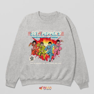 Classic Sgt. Pepper's Comic Fan Art Sport Grey Sweatshirt