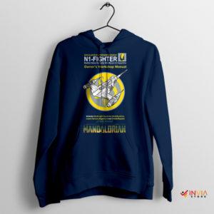 Classic Star Wars N1 Fighter Manual Navy Hoodie