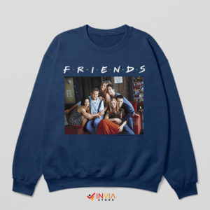 Classic TV Show Friends Characters Navy Sweatshirt