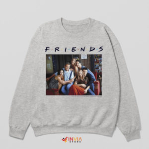 Classic TV Show Friends Characters Sport Grey Sweatshirt