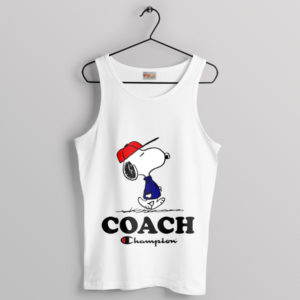 Coaching with a Smile Coach Snoopy Tank Top