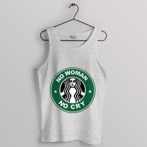 Coffeehouse No Woman No Cry Sport Grey Tank Top