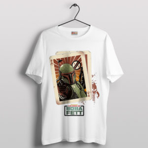 Collectible Book Of Boba Fett Card White T-Shirt