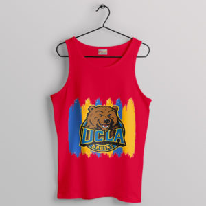 Colors Art Football UCLA Bruins Red Tank Top