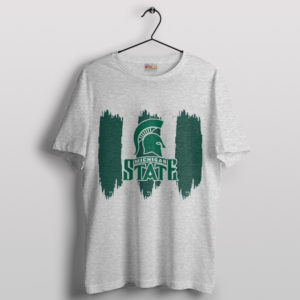 Colors Art Michigan State Spartans Sport Grey T-Shirt