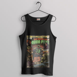 Comic Book Boba Fett Mandalorian Black Tank Top