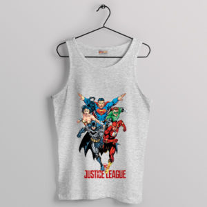 Comic Characters Classic Justice League Sport Grey Tank Top