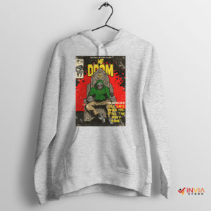 Comic Retro Madvillain All Caps Sport Grey Hoodie