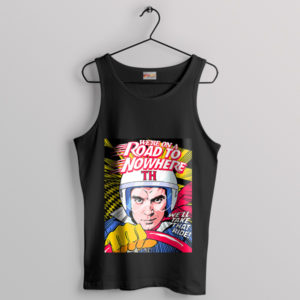 Comic Talking Heads Road to Nowhere Black Tank Top